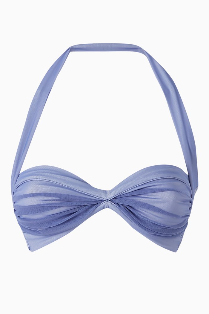 Bill Bra Bikini Top, Blue