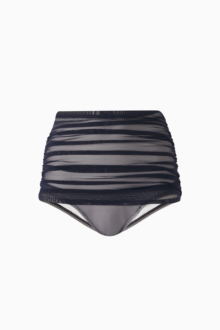 Bill Bikini Briefs in Mesh, Blue