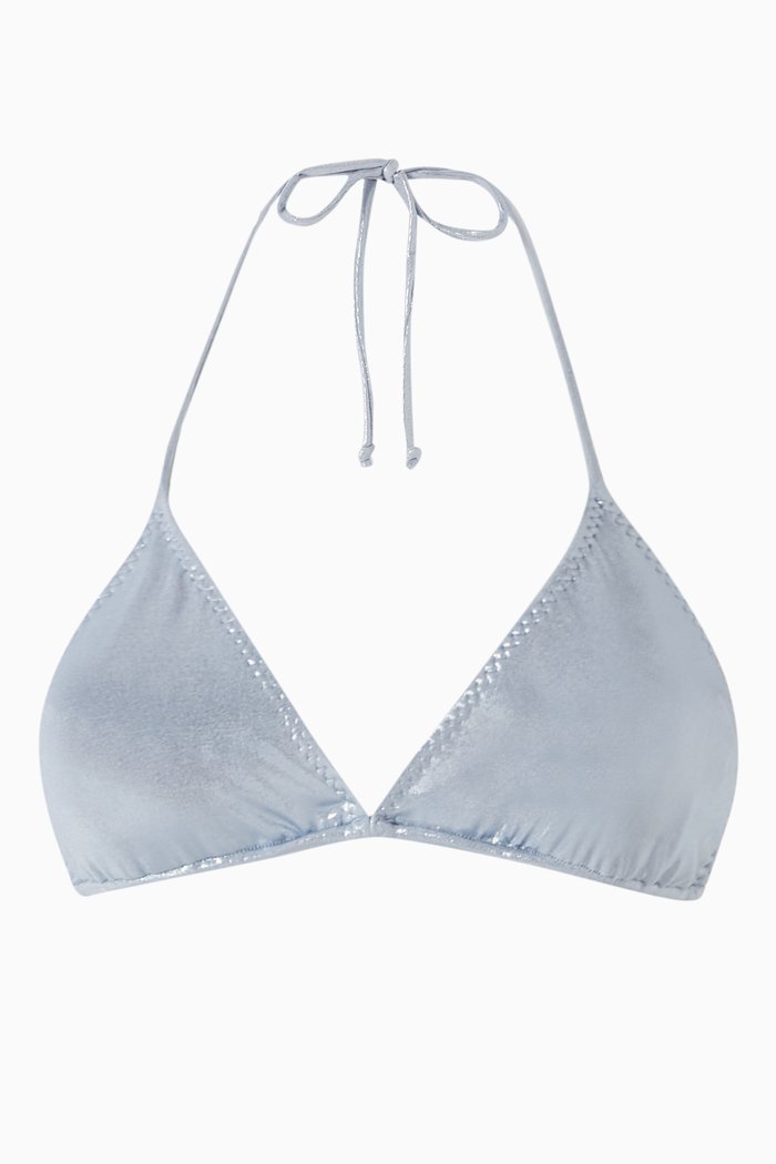 

String Bikini Top, Blue