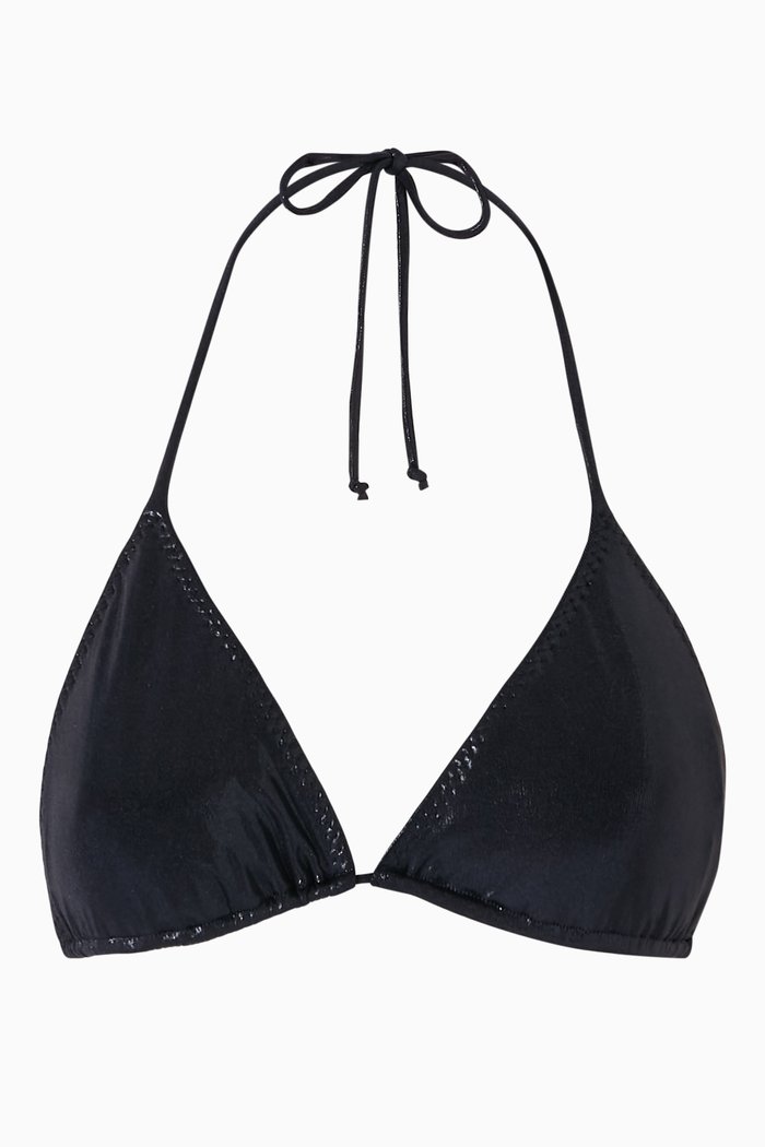 String Bikini Top, Blue