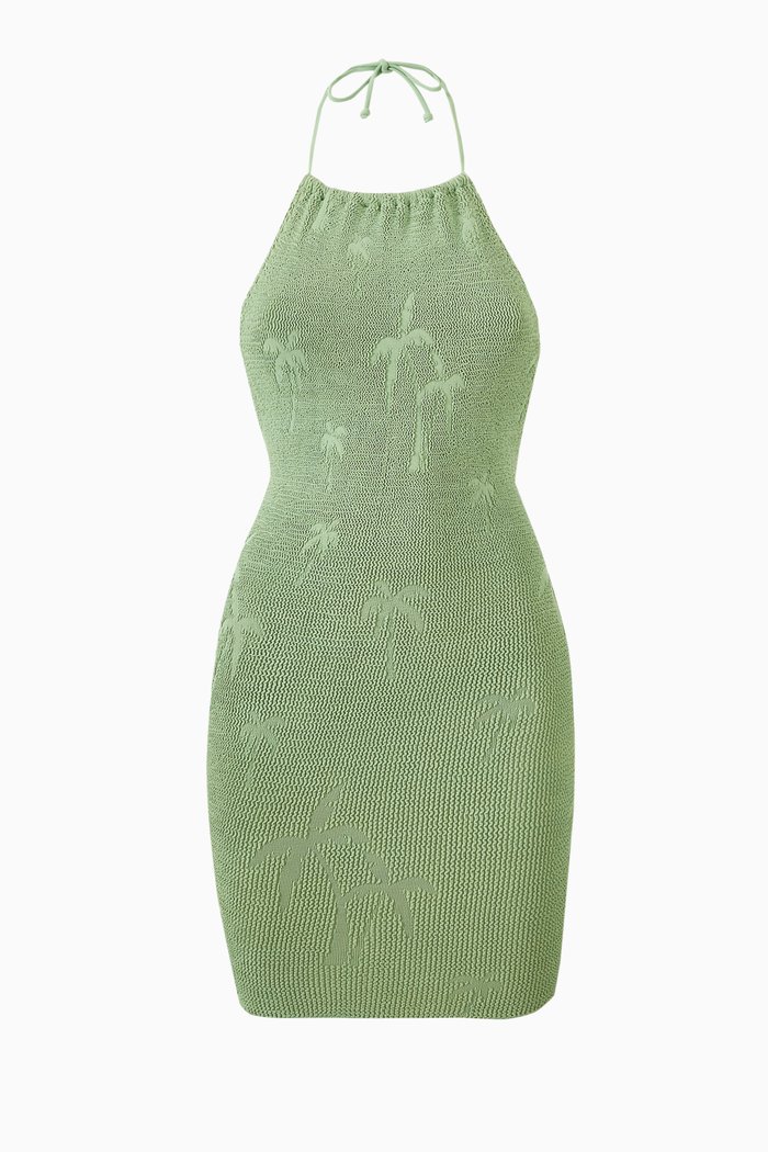 

Imogen Mini Dress in Authentic Crinkle™ Fabric, Green