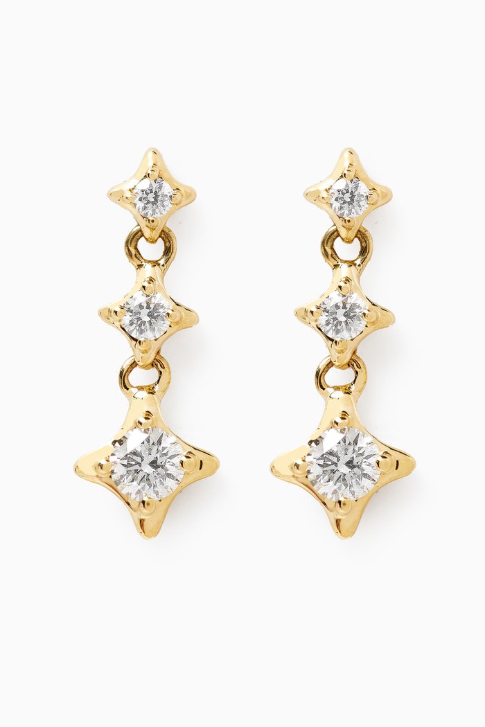 

Bright Lights Diamond Drop Earrings in 14kt Gold, Yellow
