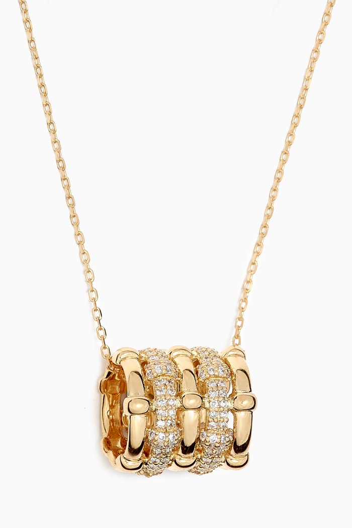 Burlington Love Diamond Necklace in 18kt Gold, Yellow