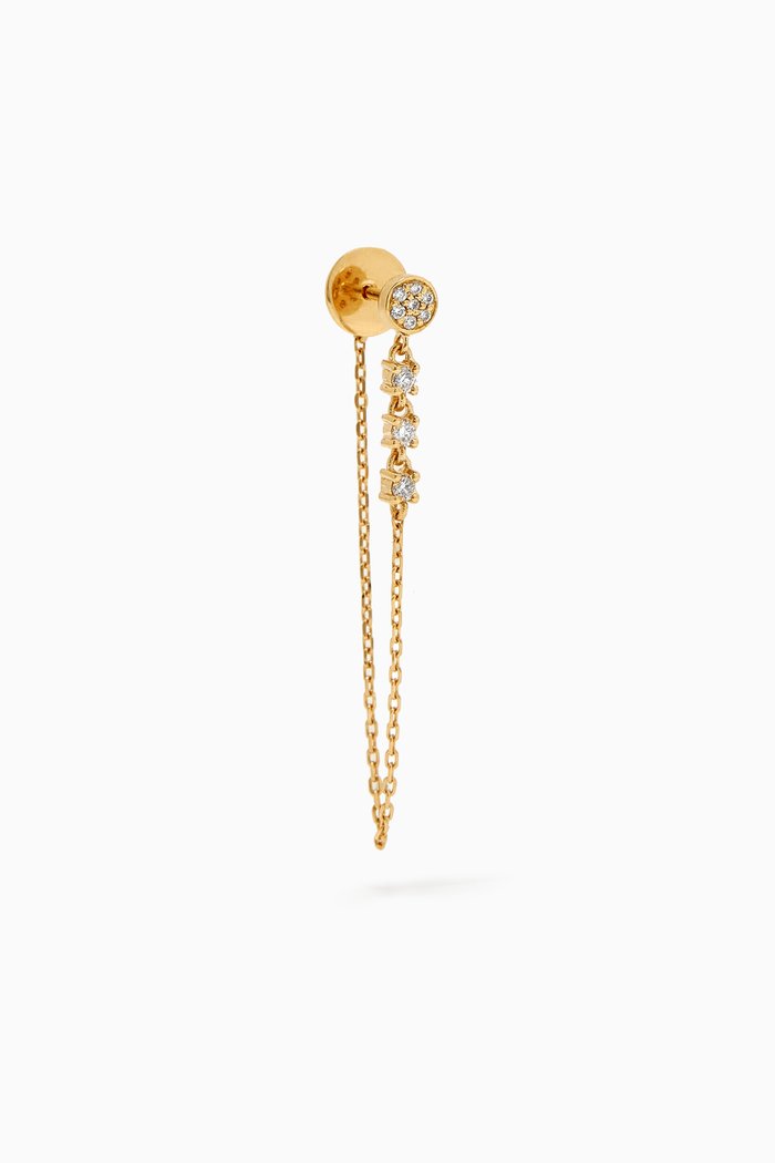 

Calas Diamond Single Earring in 18kt Gold, Yellow