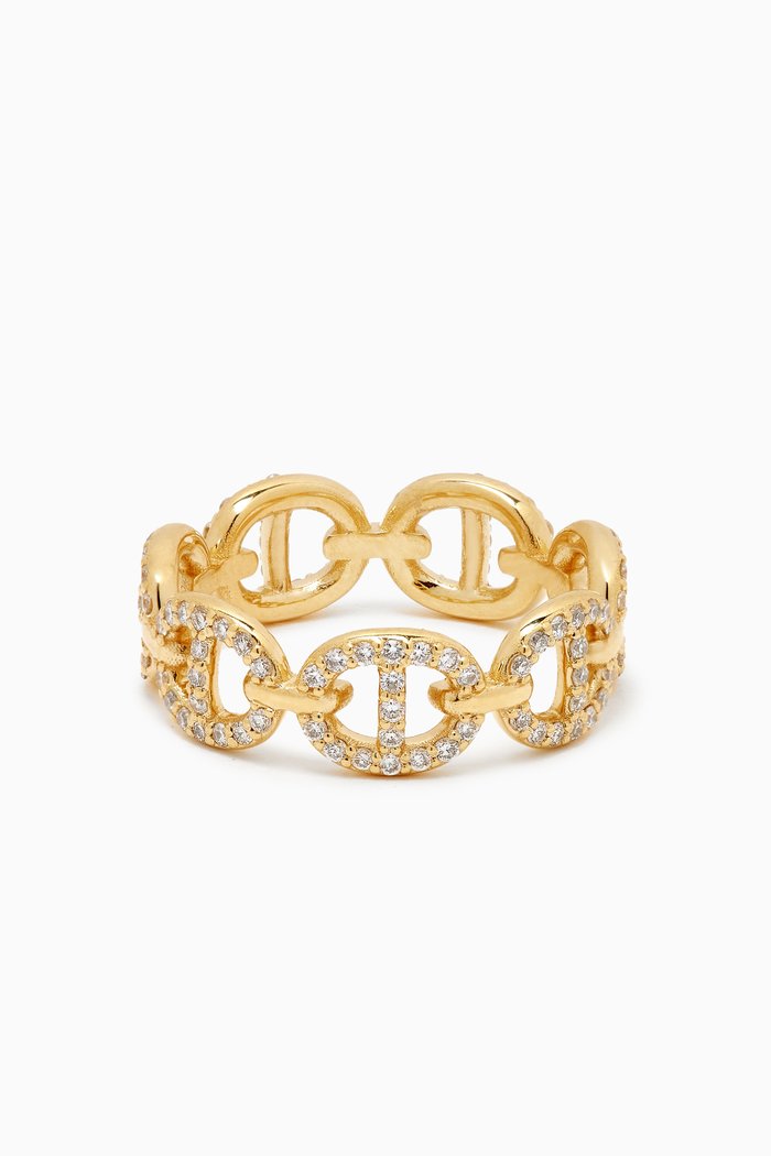 

Monaco Diamond Ring in 18kt Gold, Yellow