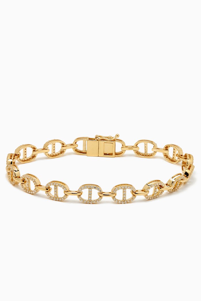 

Monaco Diamond Bracelet in 18kt Gold, Yellow