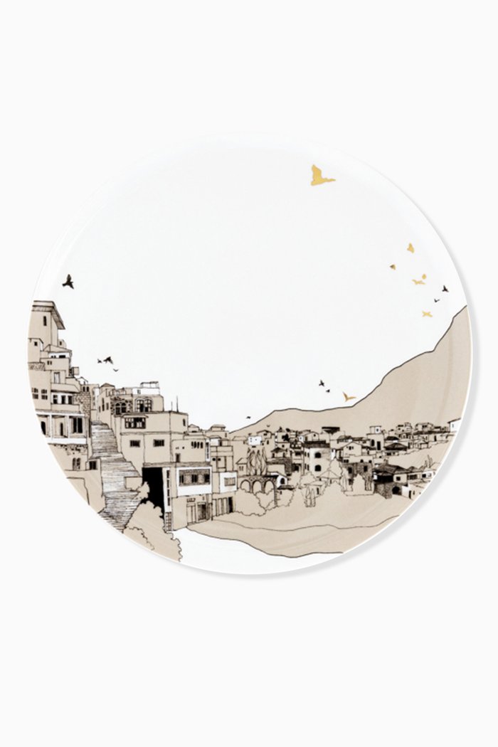 

Naseem Cake Stand in Porcelain, Multicolour