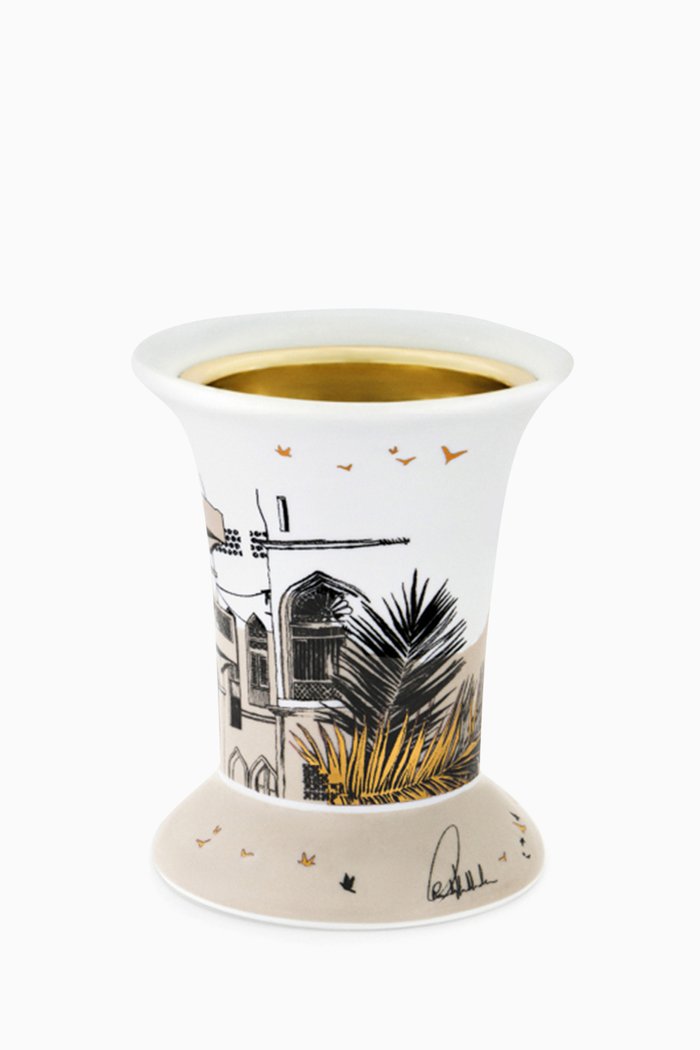 

Naseem Incense Burner in Porcelain, Multicolour