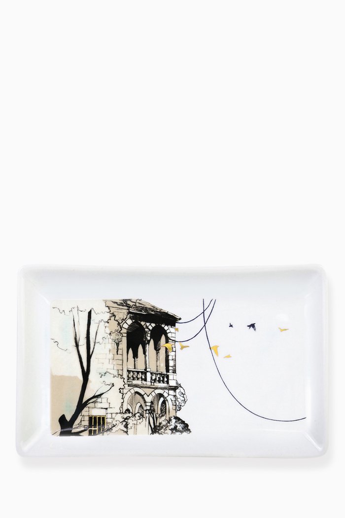 

Naseem Trinket Tray in Porcelain, Multicolour