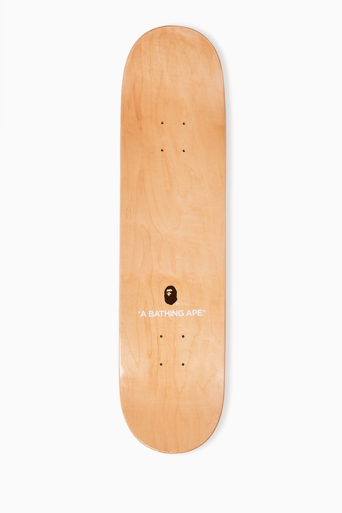 

ABC Camo Skateboard Deck in Wood, Multicolour