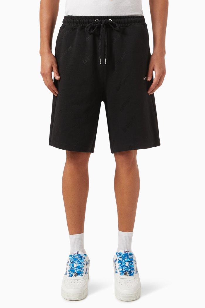 

Bape Hexagram Shorts in Cotton-blend, Black