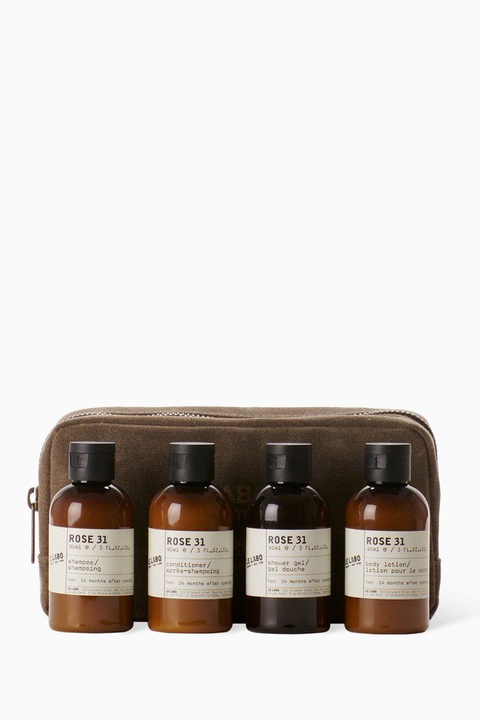 

Rose 31 Body & Hair Travel Set, Colourless
