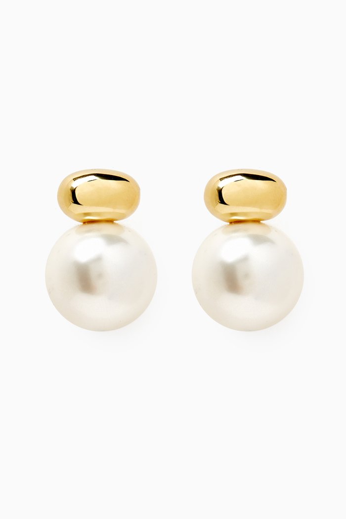 

Alice Pearl Earrings, White