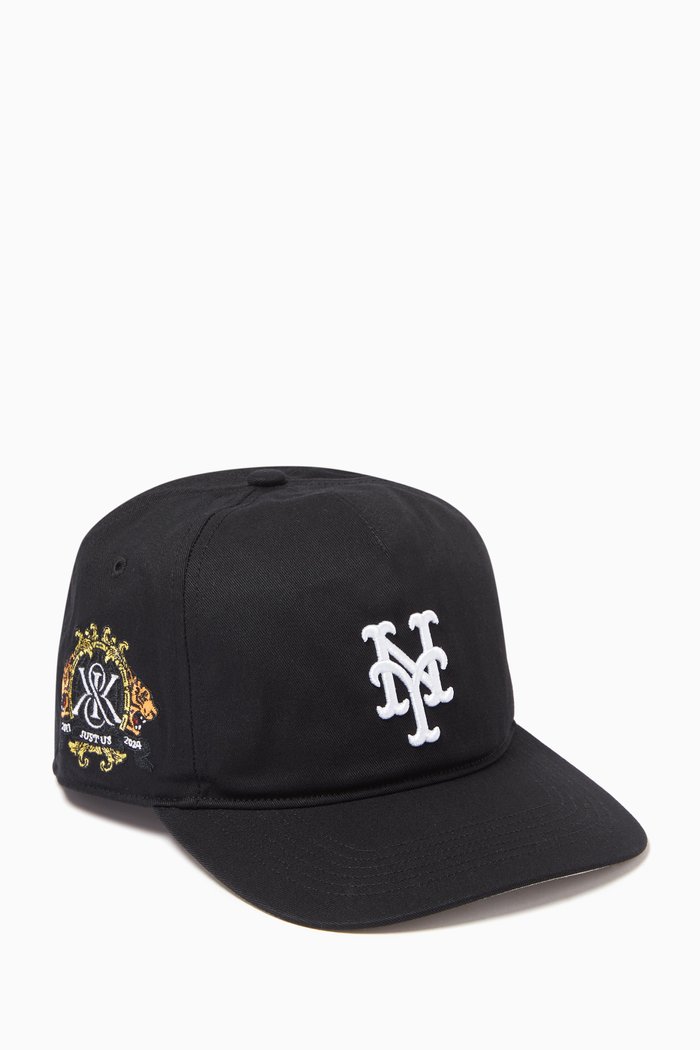 

x 47 New York Mets Hitch Snapback Cap in Cotton Twill, Black