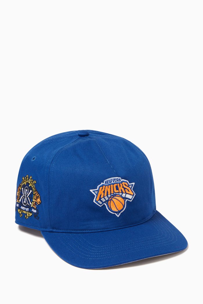 

x 47 New York Knicks Hitch Snapback Cap in Cotton Twill, Blue