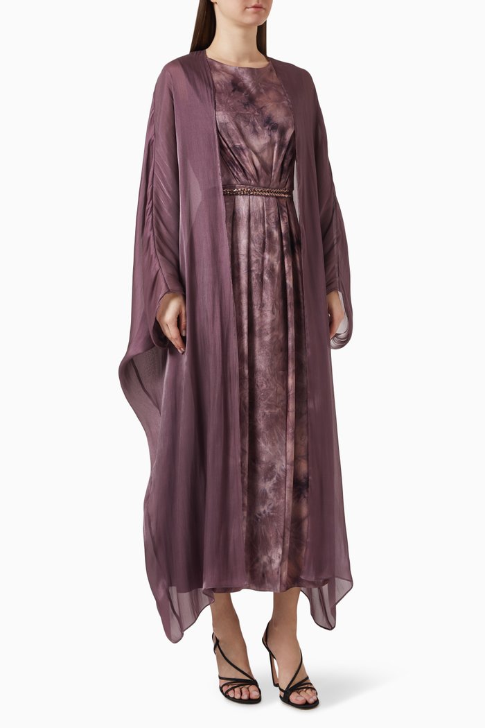 

Asha Cape & Dress Set, Purple
