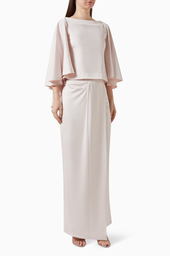 

Reese Set in Satin, Pink