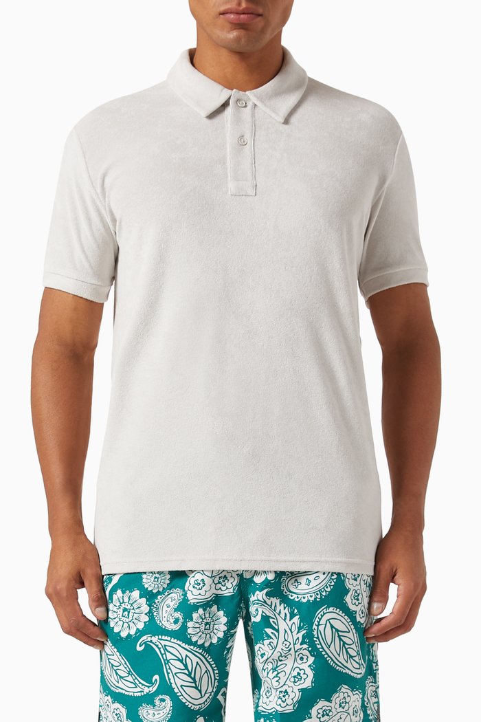 

Yam Polo Shirt in Cotton-blend, Neutral