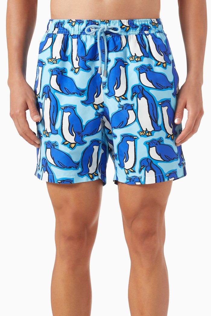 

Arthus Printed Swim Shorts, Blue