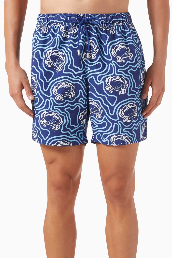 

Arthus Printed Swim Shorts, Blue