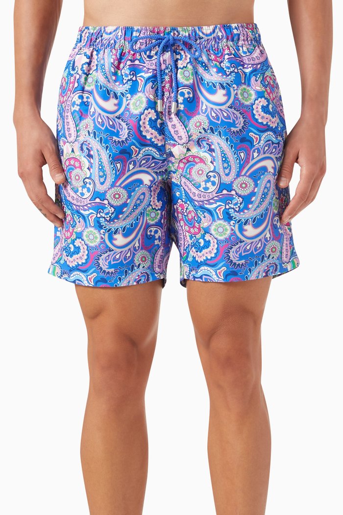 

Arthus Printed Swim Shorts, Blue