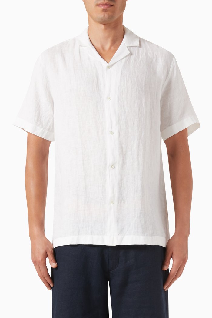 

Mars Shirt in Linen, White