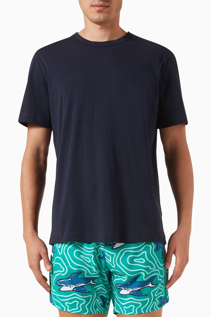 

Ricci T-shirt in Cotton-jersey, Blue