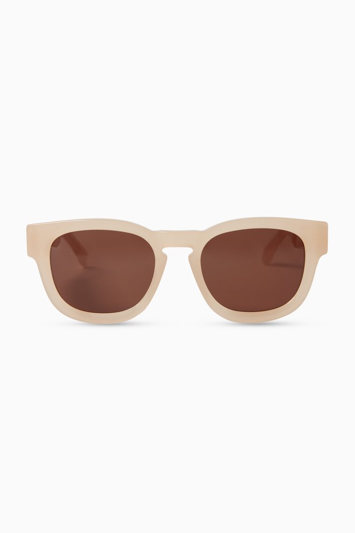 

Riverside Square Sunglasses in Acetate, Neutral