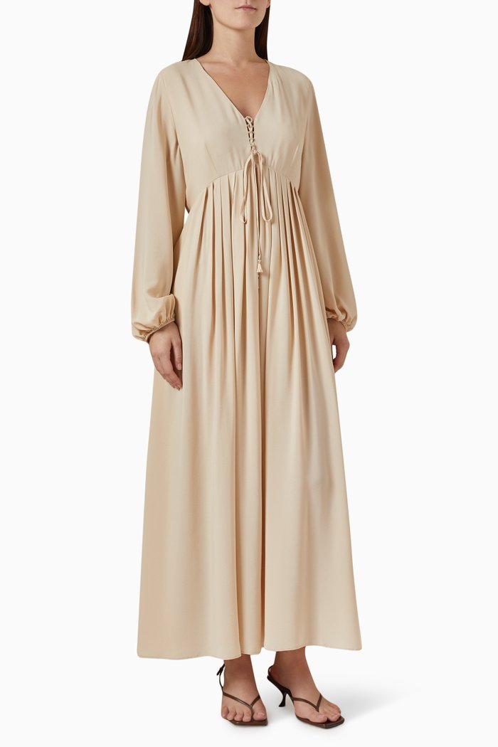 

Guelfi Maxi Dress, Neutral