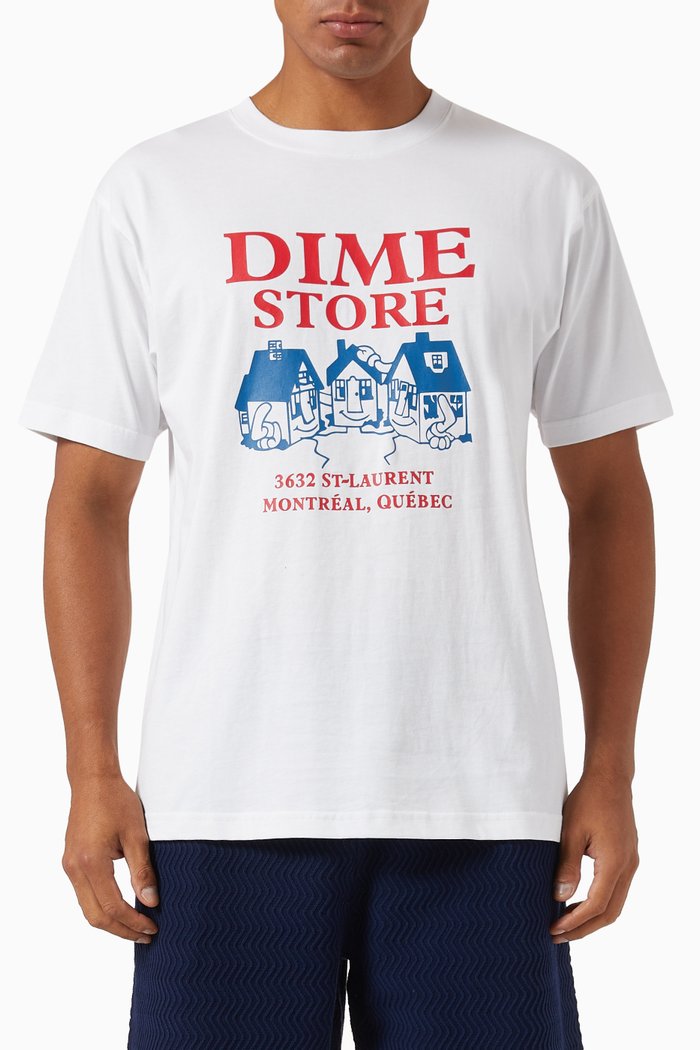 

Skateshop T-shirt in Cotton-jersey, White