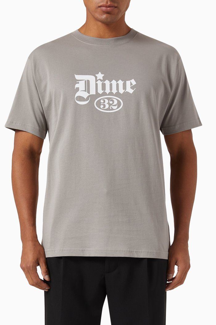 

Exe Logo T-shirt in Jersey, Grey