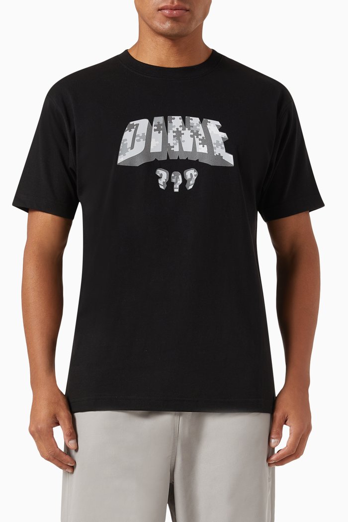 

All Star T-shirt in Cotton, Black