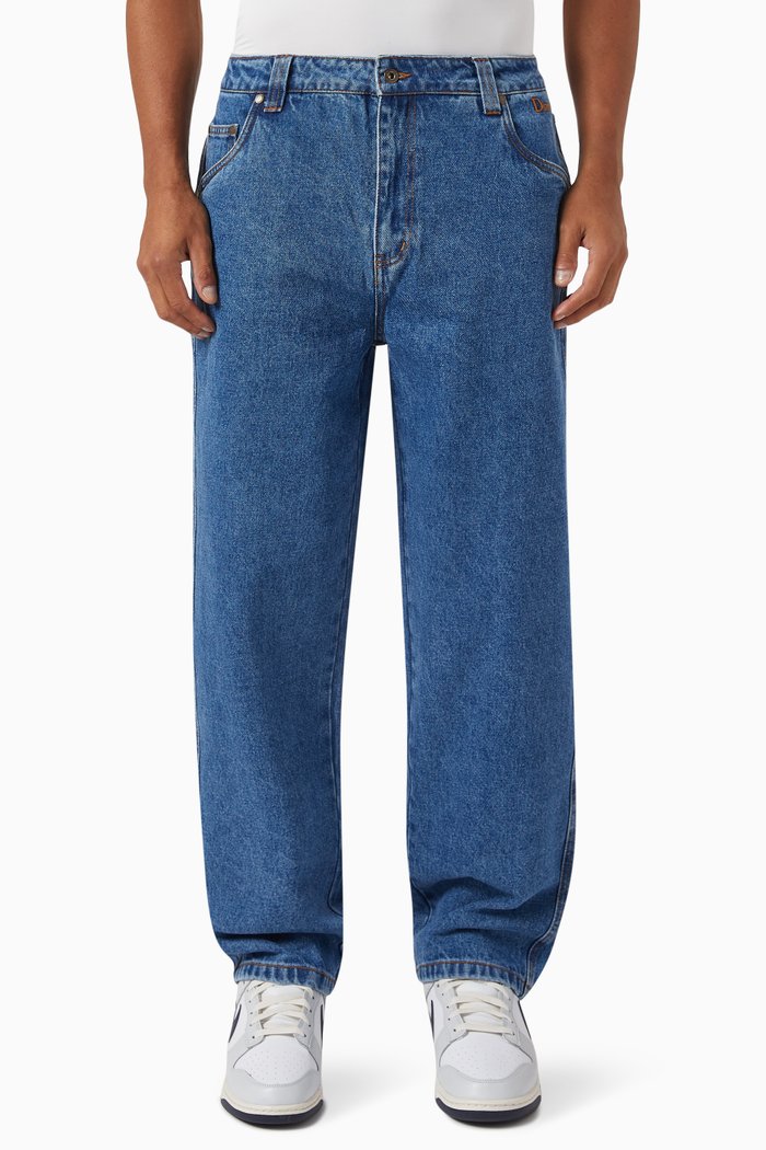 

Classic Relaxed Jeans in Denim, Blue