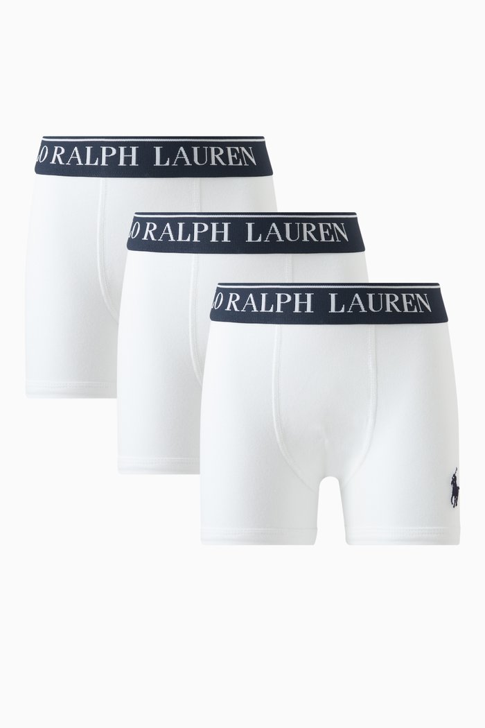 

Boxer Briefs in Cotton-stretch, Pack of 3, White