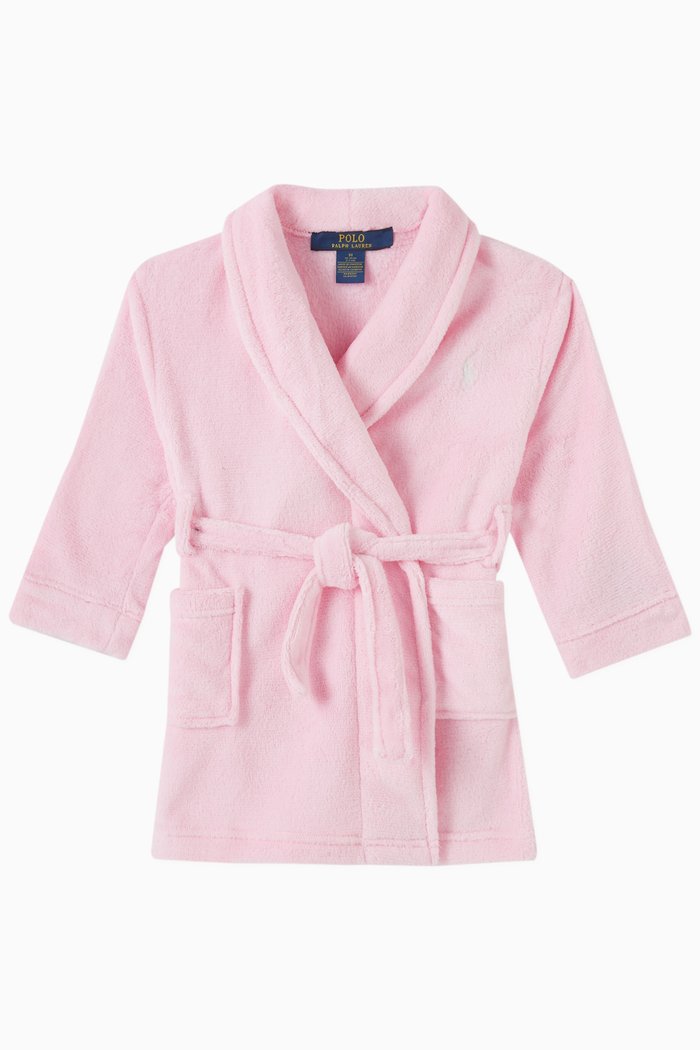 

Polo Pony Robe in Terry, Pink