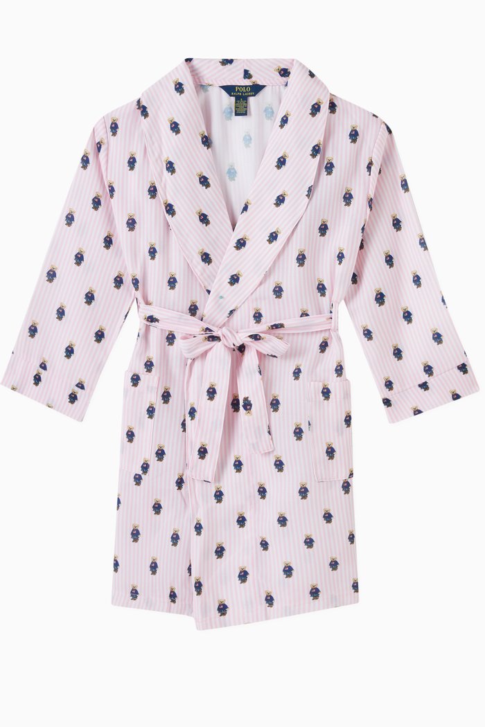 

Polo Bear Robe, Pink
