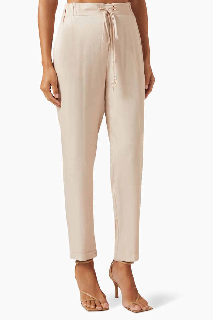 

Tapered Tie-up Pants, Neutral
