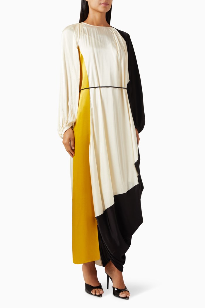 

Belted Midi Dress, Multicolour