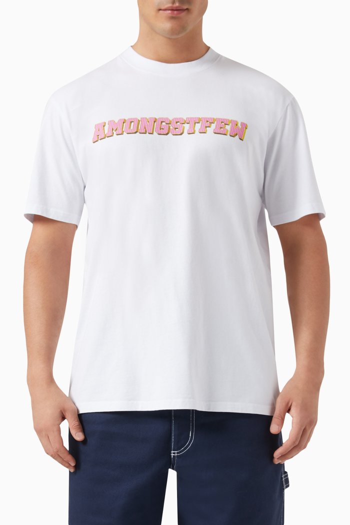 

New Piece T-shirt in Cotton, White