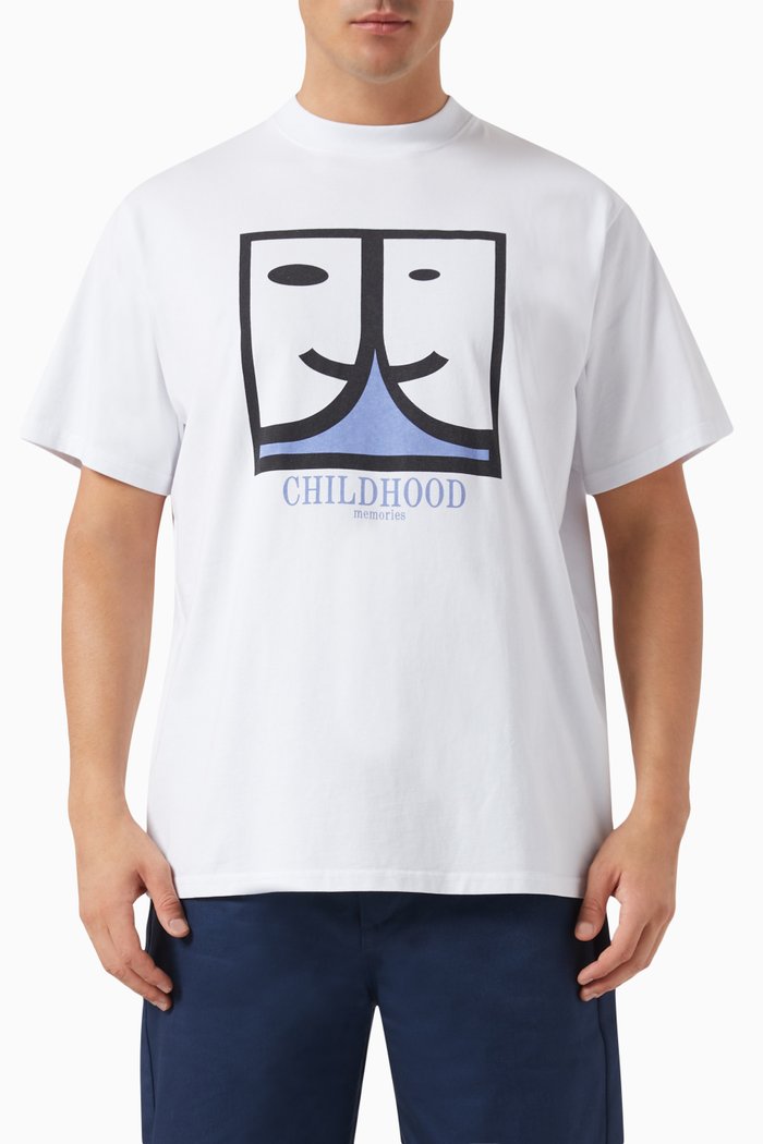 

Childhood Box T-Shirt in Cotton, White