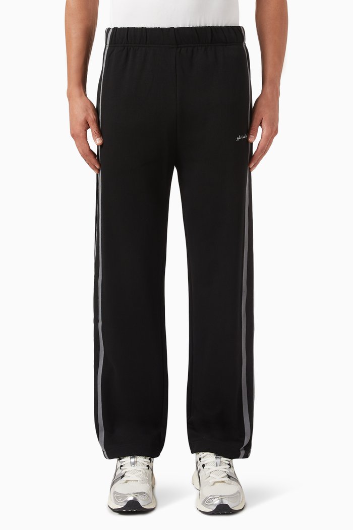 

Jersey Trackpants in Cotton, Black