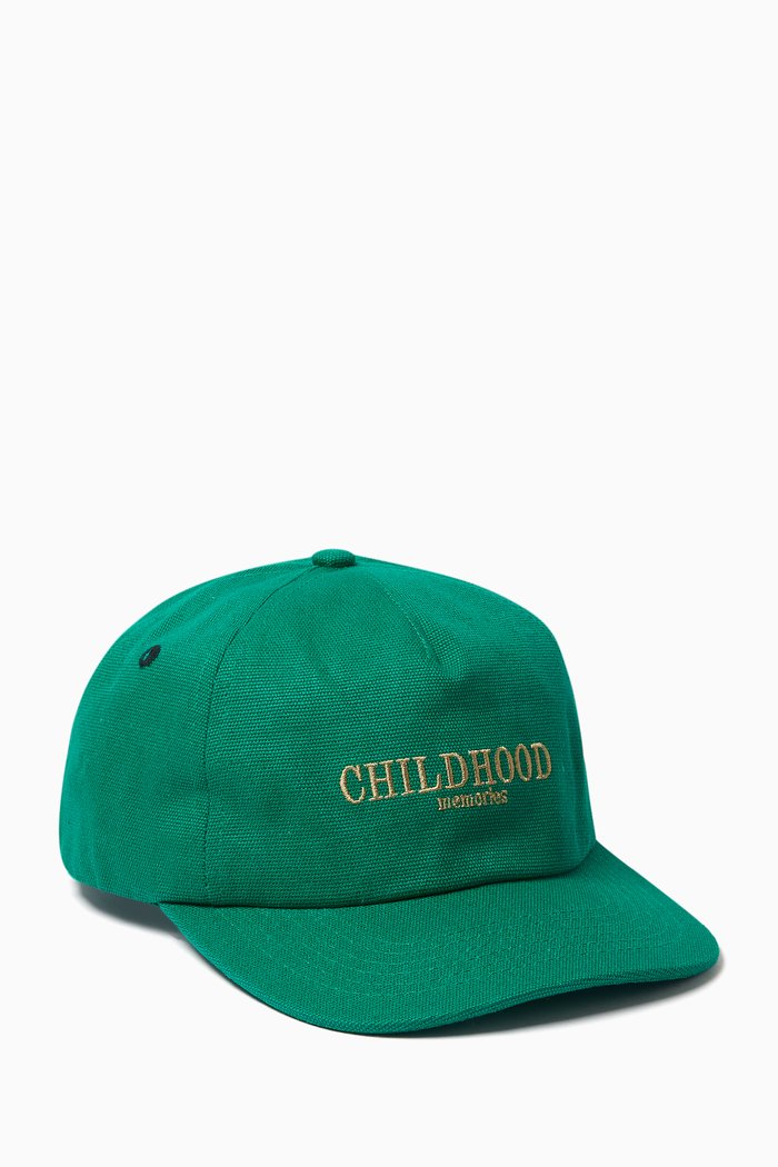 

Childhood Low Pro Cap in Cotton Canvas, Green