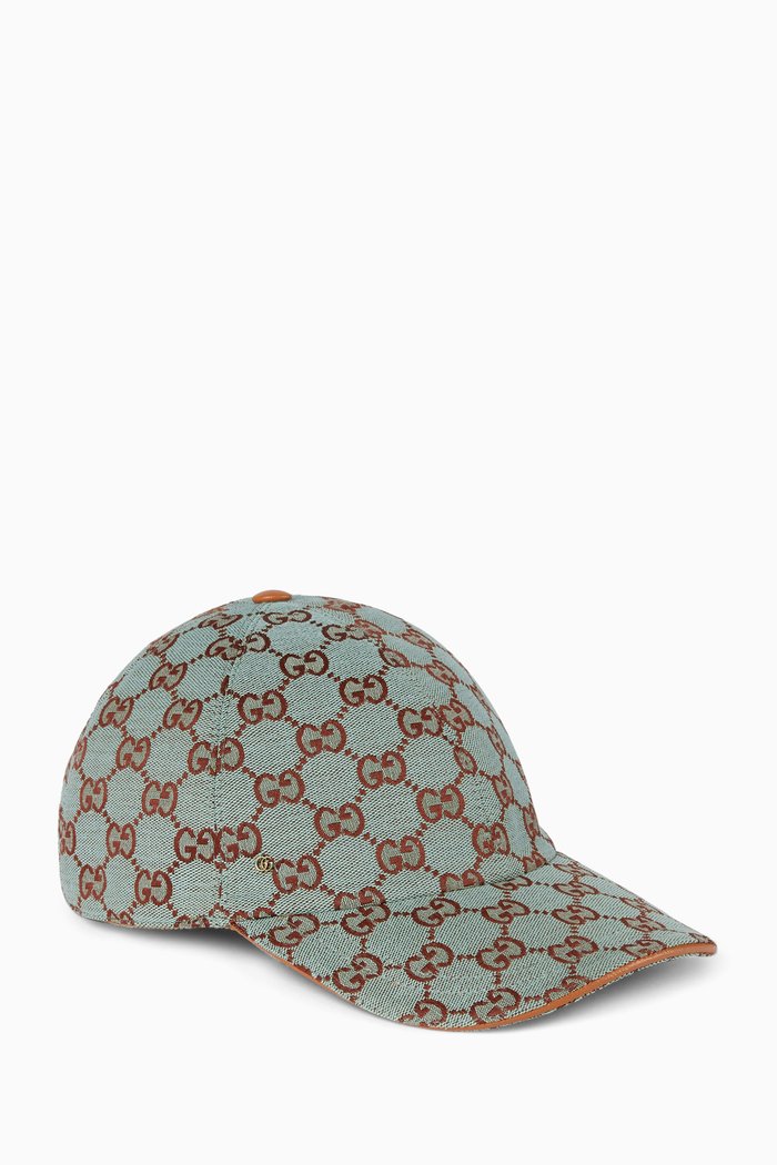 

GG Baseball Hat in Canvas, Blue