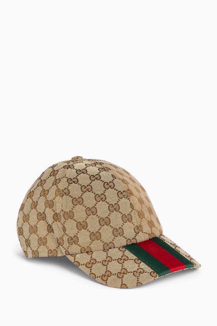 

GG Baseball Hat in Canvas, Neutral
