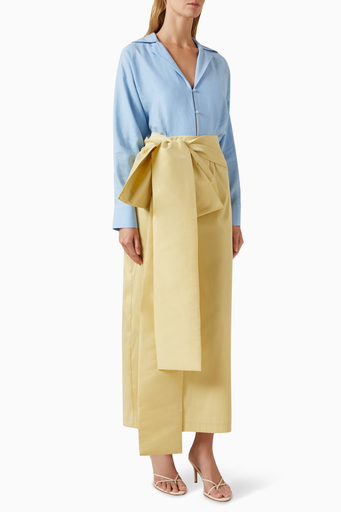 

Claire Bow Midi Dress, Multicolour