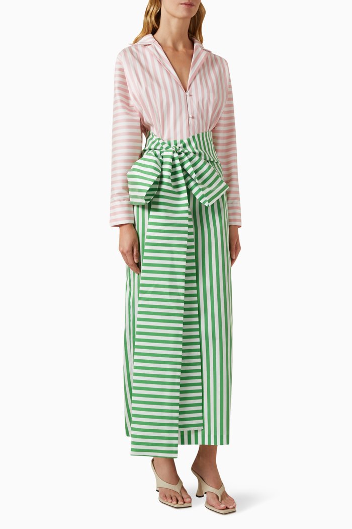 

Claire Bow Midi Dress, Multicolour