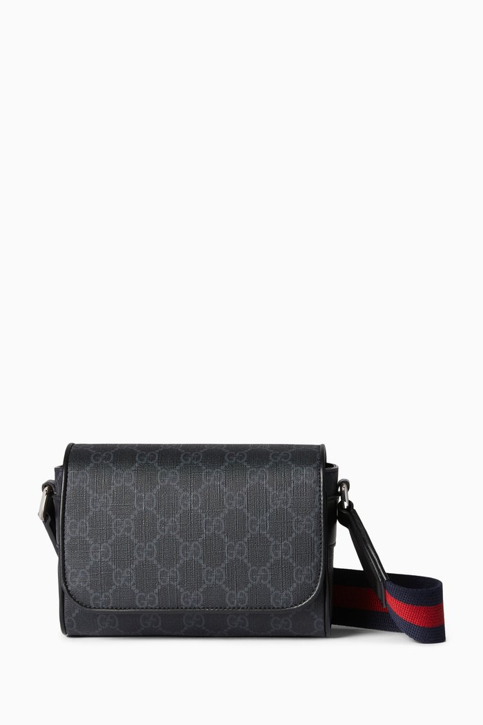 

GG Super Mini Bag in Canvas, Black
