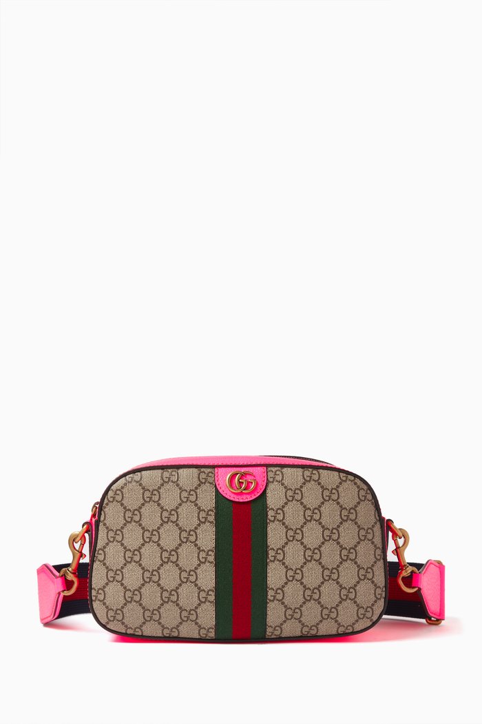 

Small Ophidia Crossbody Bag in GG Canvas, Neutral