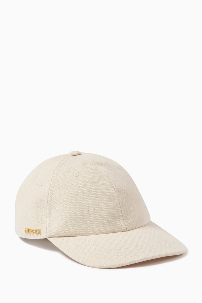 

Logo Baseball Hat in Canvas, Neutral