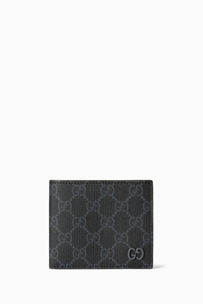 

GG Wallet in Supreme Canvas, Black